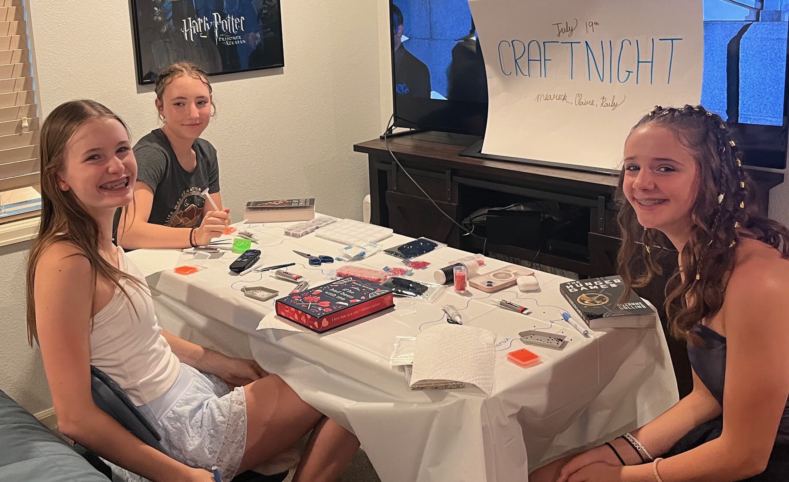 DIY Bedazzled Books – A Sparkly Craft Night