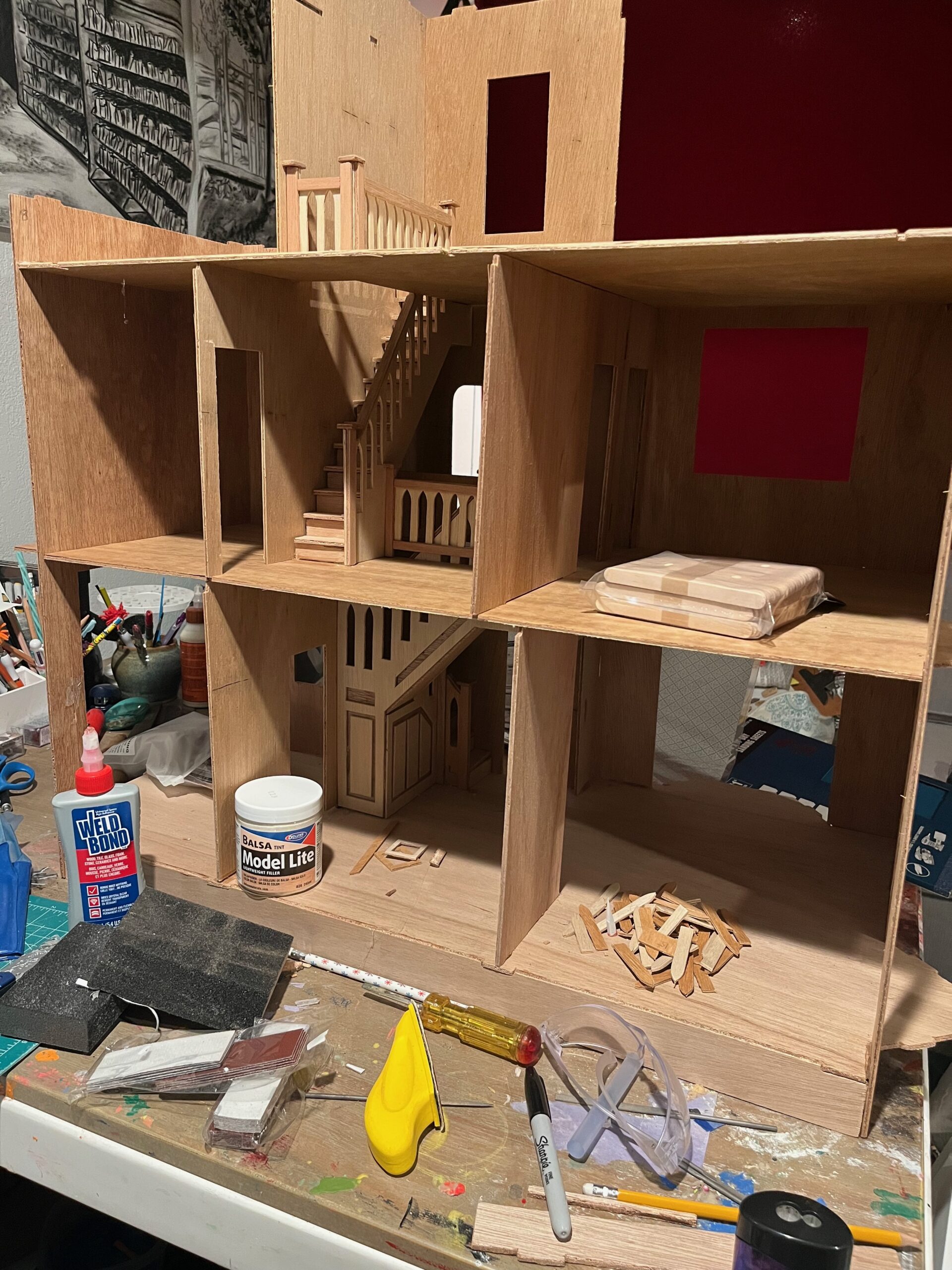 Restoring a Victorian Dollhouse Kit – Getting Started