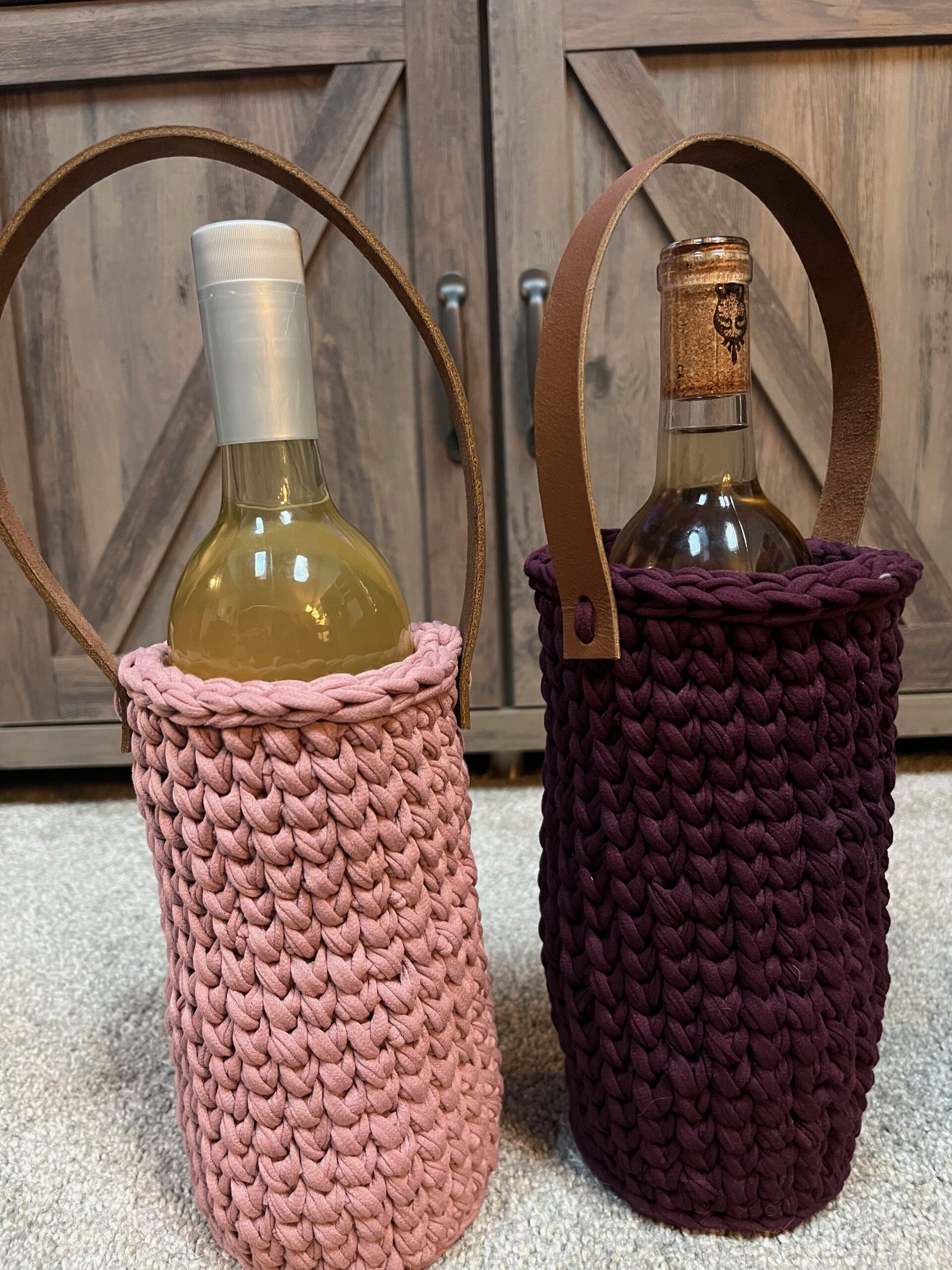 Quick & Cute Crocheted Wine Bottle Holders — The Perfect Crafty Gift 🎁🍷